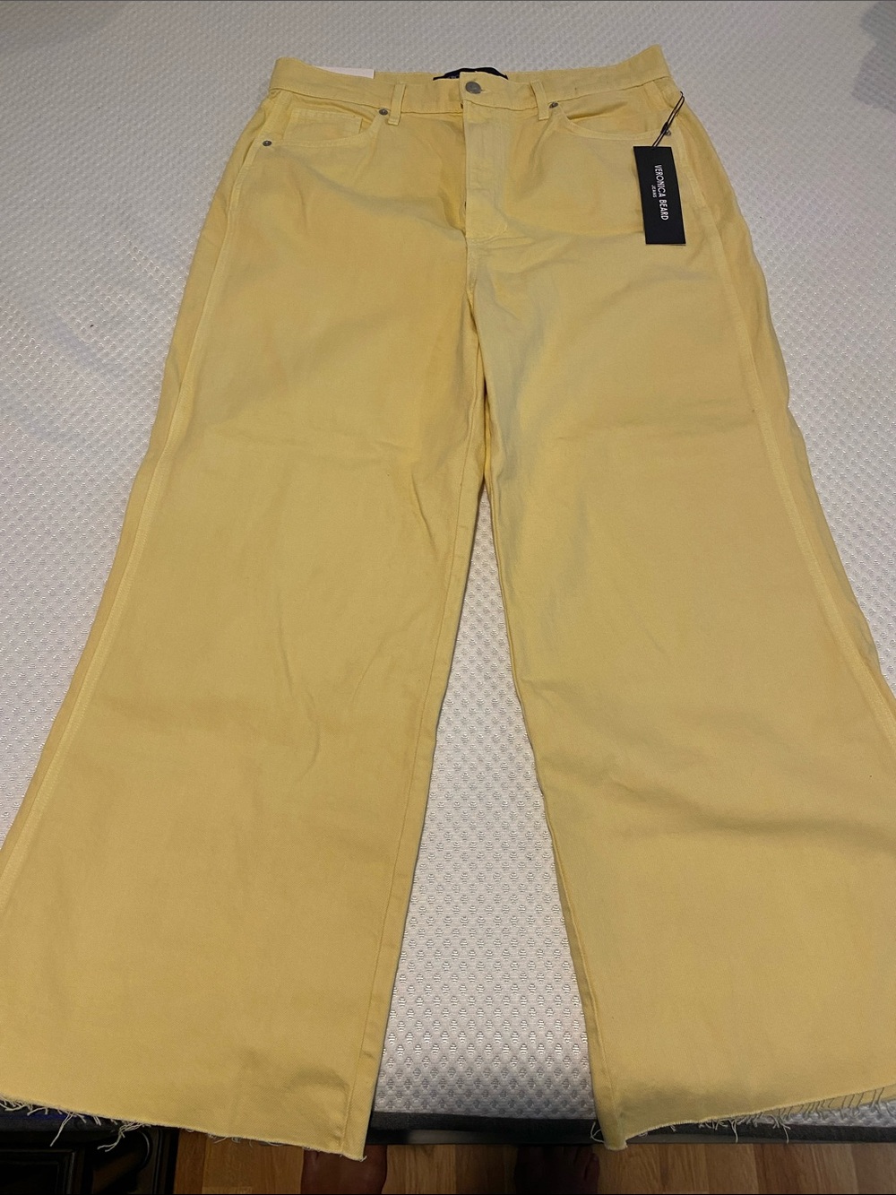 Veronica Beard Chamomile Wide-Leg Jeans